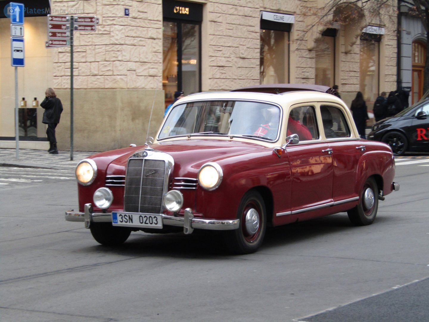 3SN 0203, Mercedes-Benz E-Klasse 180/190 Sedan (W120/W121), 1953–1962
