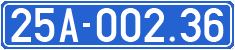 License plate of Vietnam, Government and public administrations