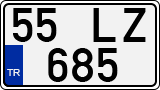 License plate of Turkey, Regular plates
