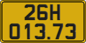License plate of Vietnam, Commercial vehicles