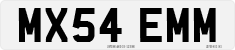 License plate of the United Kingdom, 2001 year system