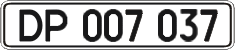 License plate Ukraine, Diplomatic