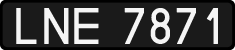 License plates of Poland, 1976 year system
