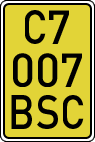 License plates of Spain, Specialty plates