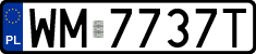 License plates of Poland, Regular car plates