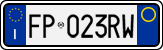 License plate of Italy, Cars (1994 year series)