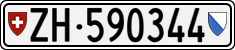 License plate of Switzerland, Cars