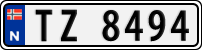 License plate of Norway, Trailers, motorcycles, special vehicles
