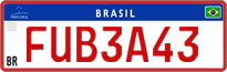 License plate of Brazil, Commercial vehicles (Mercosul)
