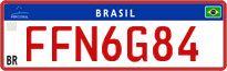 License plate of Brazil, Commercial vehicles (Mercosul)
