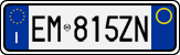 License plate of Italy, Cars (1994 year series)