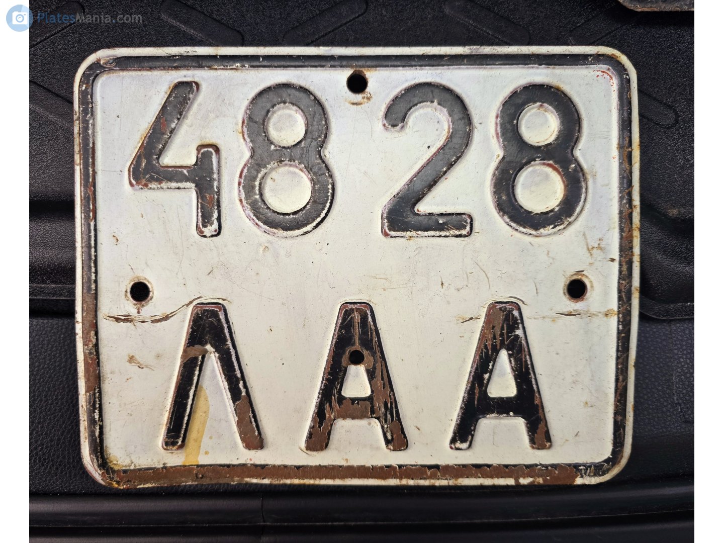 4828 ЛАА, License plate without vehicle 