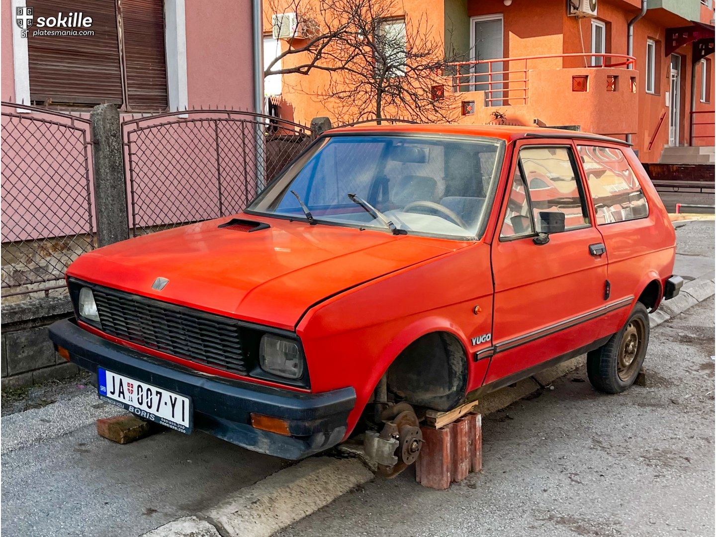 JA 007-YI, Zastava Yugo Koral 45(A)/55(A)/60/65, 1980–2001