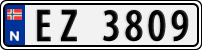 License plate of Norway, Trailers, motorcycles, special vehicles