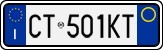 License plate of Italy, Cars (1994 year series)