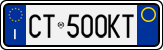License plate of Italy, Cars (1994 year series)