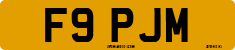 License plate of the United Kingdom, 1983 year system