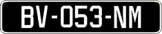 French license plate, SIV (oldtimers)