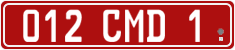 License plate of Georgia, Diplomatic