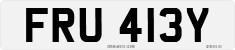 License plate of the United Kingdom, 1963 year system