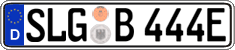 German license plate, Electric vehicles