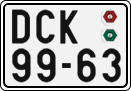 License plate of the Czech Republic, Cars (1960)
