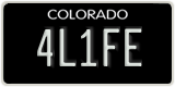 Colorado, Vanity Plates