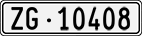 License plate of Switzerland, Cars