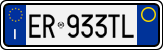 License plate of Italy, Cars (1994 year series)