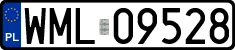 License plates of Poland, Regular car plates