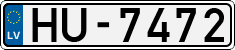 License plate of Latvia, Regular car plates