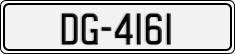License plate of Ireland, Trailers