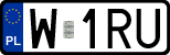 License plates of Poland, Regular car plates