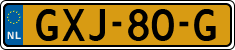License plate of the Netherlands, Cars