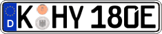 German license plate, Electric vehicles