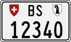 License plate of Switzerland, Cars