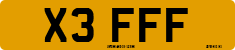 License plate of the United Kingdom, 1983 year system