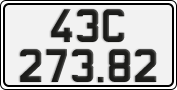 License plate of Vietnam, Cars