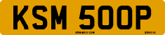 License plate of the United Kingdom, 1963 year system
