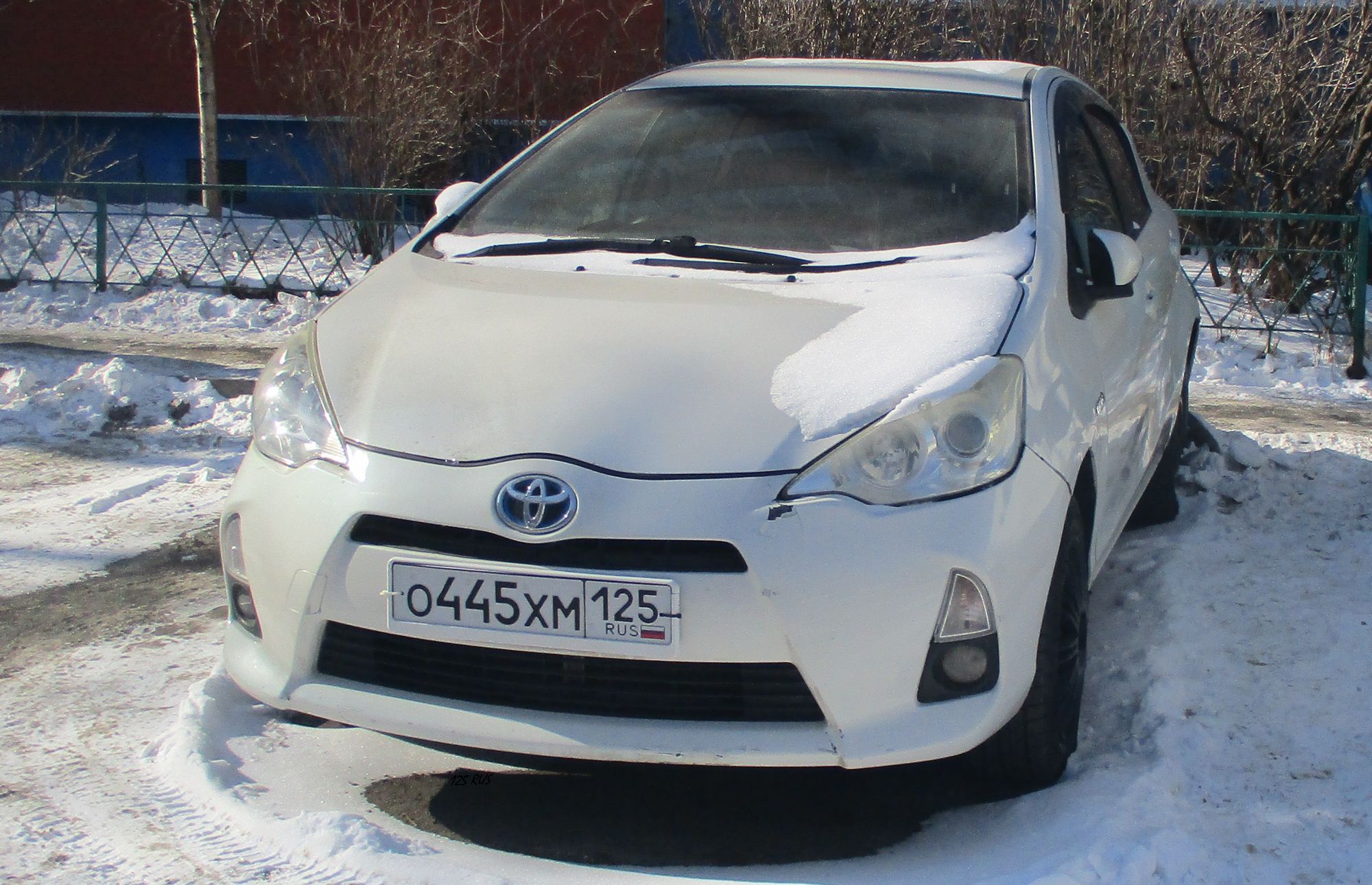 о 445 хм 125, Toyota Aqua 1st gen (NHP10), 2012–2014