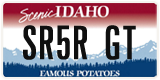 Idaho, Vanity Plates