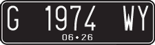 License plate of Indonesia, Regular plates