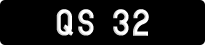 License plate of Malaysia, A(BC) 1(234)