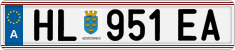 License plate of Austria, Regular plates