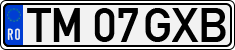 License plate of Romania, Regular plates