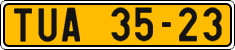 License plate of the Czech Republic, Commercial vehicles (1960)