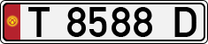 License plate of Kyrgyzstan, Private owners (1994)