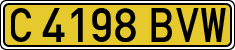 License plates of Spain, Specialty plates