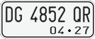 License plate of Indonesia, Motorcycles