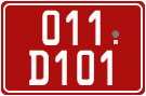 License plate of Georgia, Diplomatic